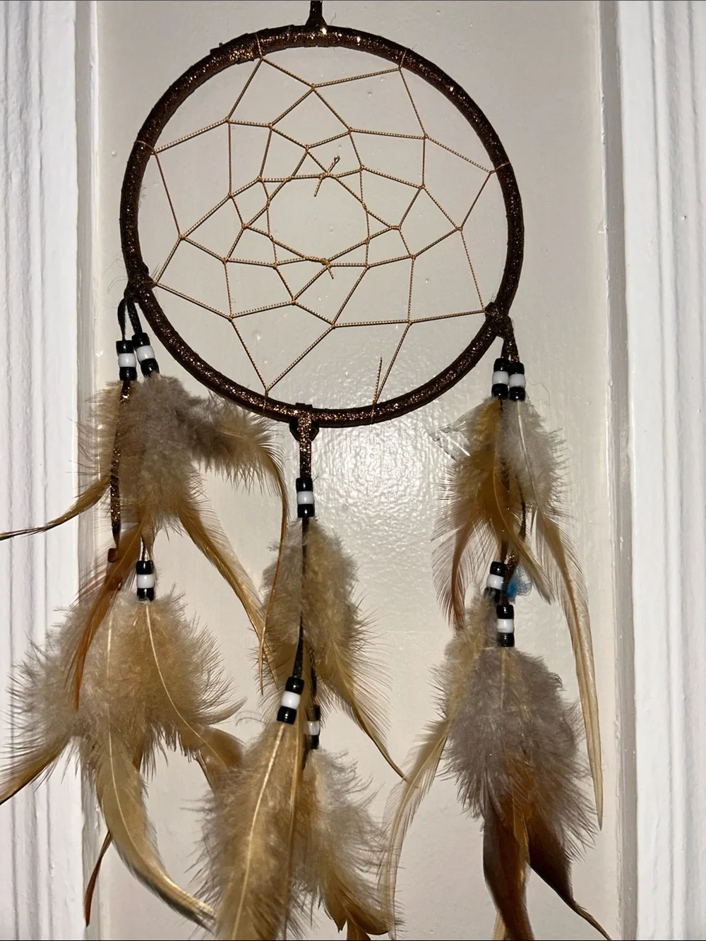 Leather Bead Dream Catchers Lot of 5 Variety Small-Large EUC